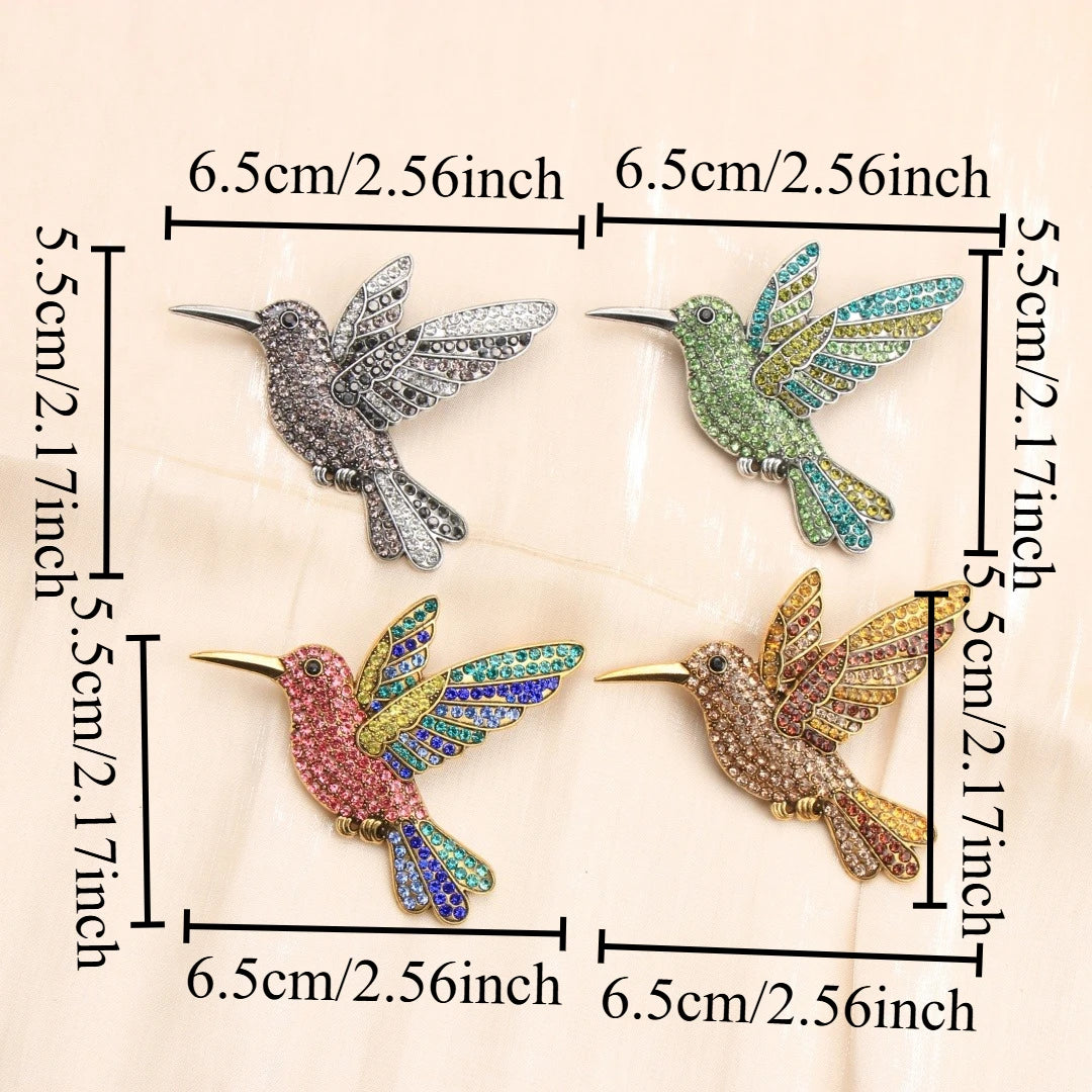Baroque Luxury Swallow-Motif Brooches for Men and Women, Jewelry and Accessories, Wedding, Holiday, and Party Gifts