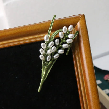 Baroque Luxury Botanical Branch and Leaf Design Brooch for Men and Women, Jewelry Accessories, Wedding, Holiday, and Party Gift