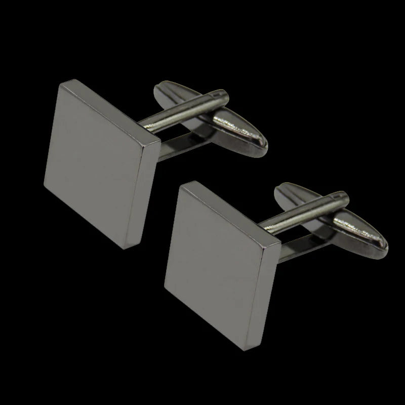 New Arrive Shirt Cufflinks Men steel Laser Engraving Cuff Links For Wedding Party Fashion Simple Men Sleeve Shirt Cufflinks