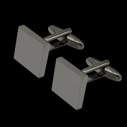 New Arrive Shirt Cufflinks Men steel Laser Engraving Cuff Links For Wedding Party Fashion Simple Men Sleeve Shirt Cufflinks