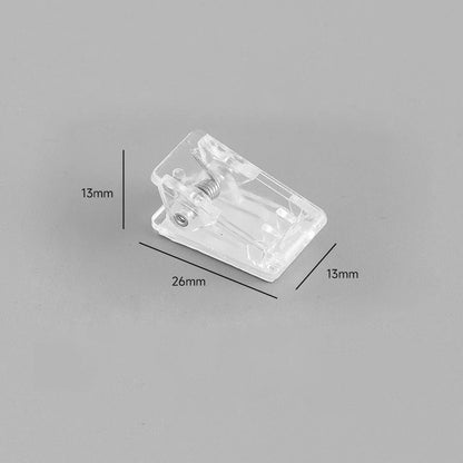 10Pcs Self-Adhesive Clips Plastic Clear Wall Clips Sticky Hanging Photo Clips Poster Clips For Office Home Poster Photo