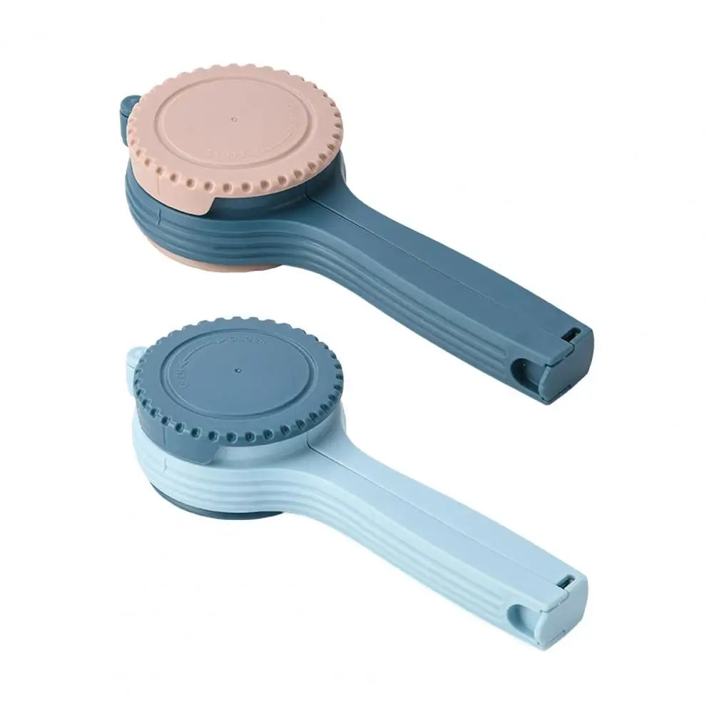 Bag Clip with Pour Spout Reusable Cap Sealer Clips Convenient Food Bag Clips Moisture-Proof Snack Clips Kitchen Accessories