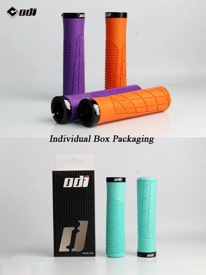 ODI Rubber Handlebar Grips MTB Lock-on Grip Shockproof Non-slip Mountain/Road Bike Handle Cover Folding Balance Bike Accessories