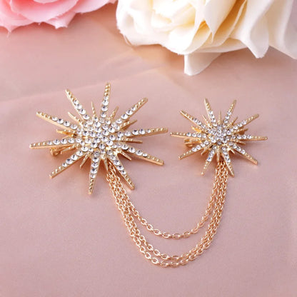 Studded Pearl Shaped Square Brooch Women Palace Style Retro Design Sense Suit Pin Niche Fashion Accessories for Lady Gift