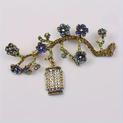Vintage Style Plum Blossom Brooch Fashionable Women's Clothing Accessory