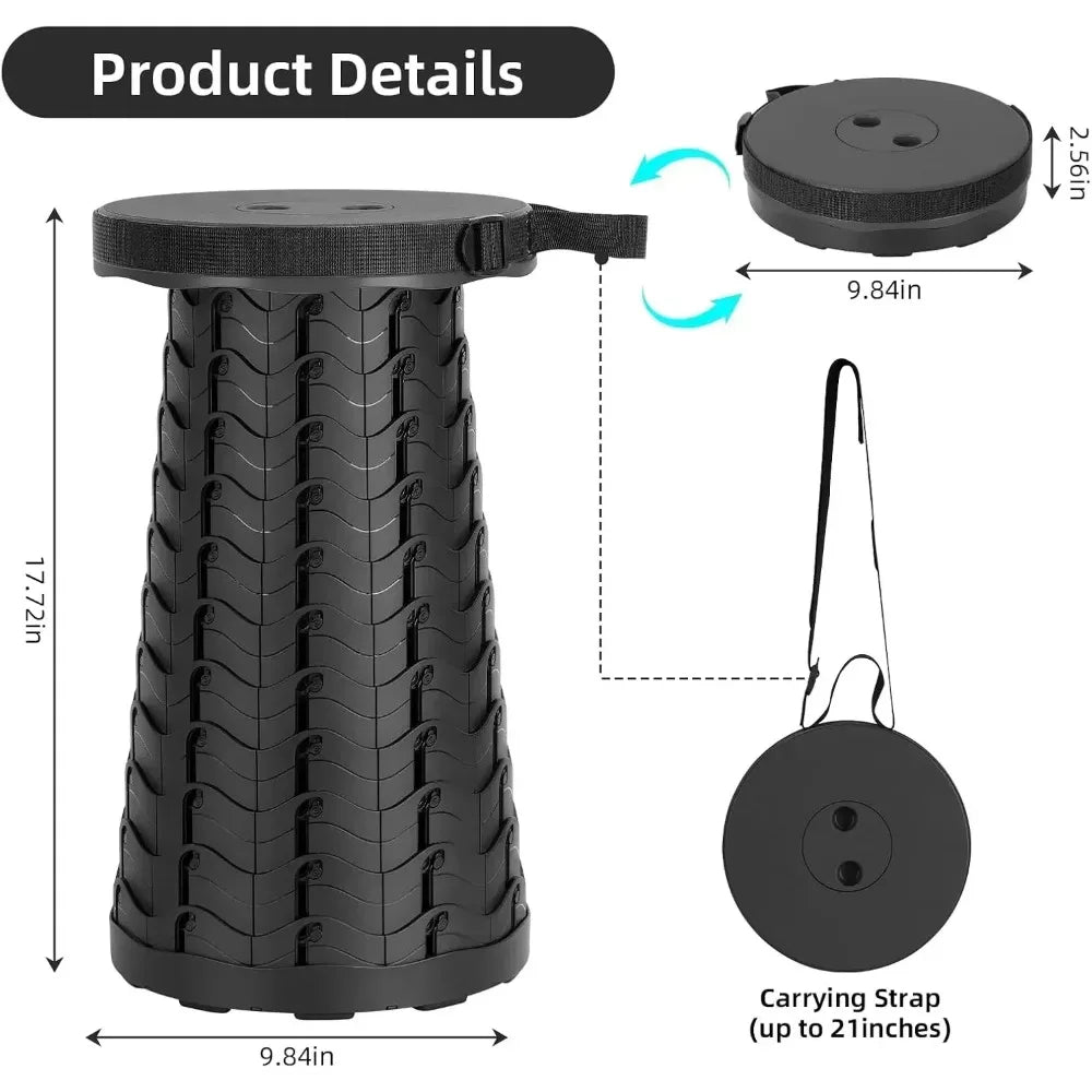 Fishing Chair Portable Lightweight Foldable with Carry Bag for Outdoor Camping and Fishing Comfortable Durable Outdoor Chair