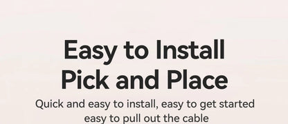 Rocoren Magnetic Cable Organizer Smooth Adjustable Cord Holder Magnet Desktop Cable Management Wire Protector Cable Clips Set