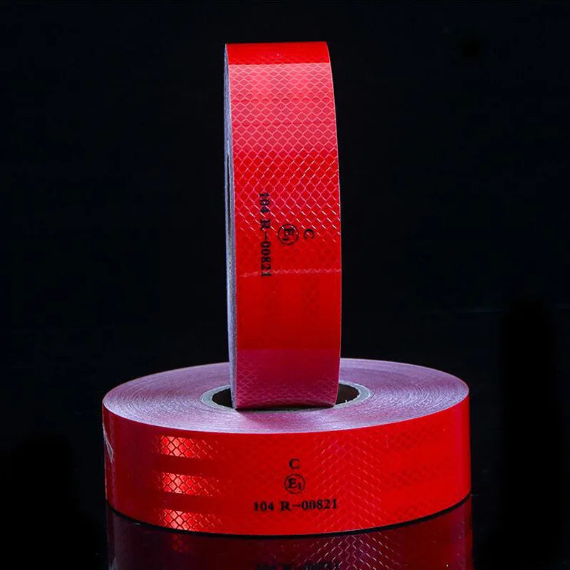 5cm 104R High Intensity Reflective Conspicuity Warning Tape For Bike Truck Boats Trailer Self-Adhesive Waterproof Safety Tape