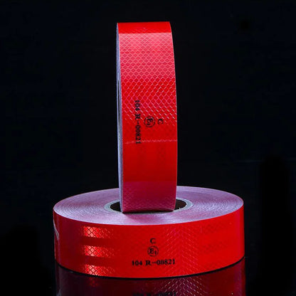 5cm 104R High Intensity Reflective Conspicuity Warning Tape For Bike Truck Boats Trailer Self-Adhesive Waterproof Safety Tape
