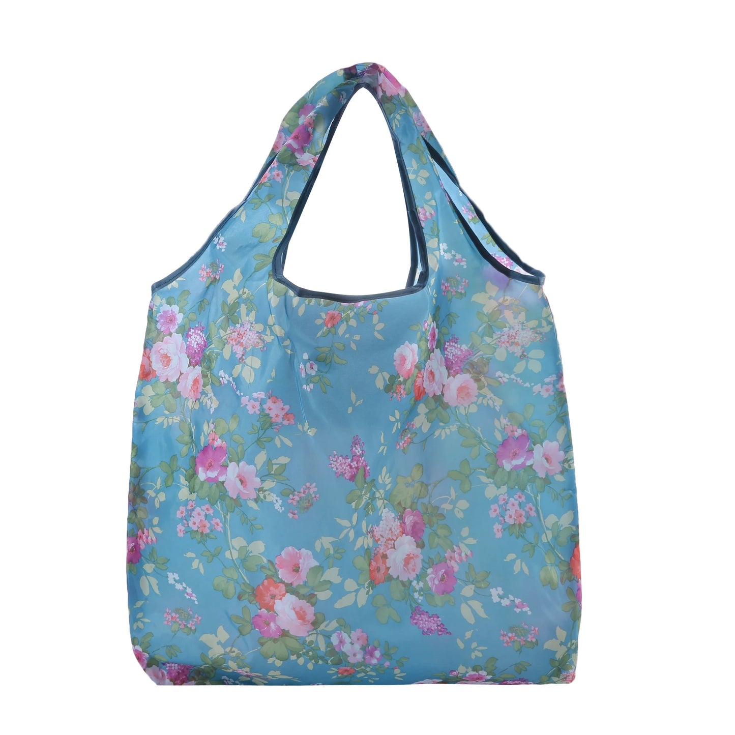 Shopping Bags Fashion Portable Various Prints and Large Capacity Convenient Nylon Easy to Fold Package Travel Essential
