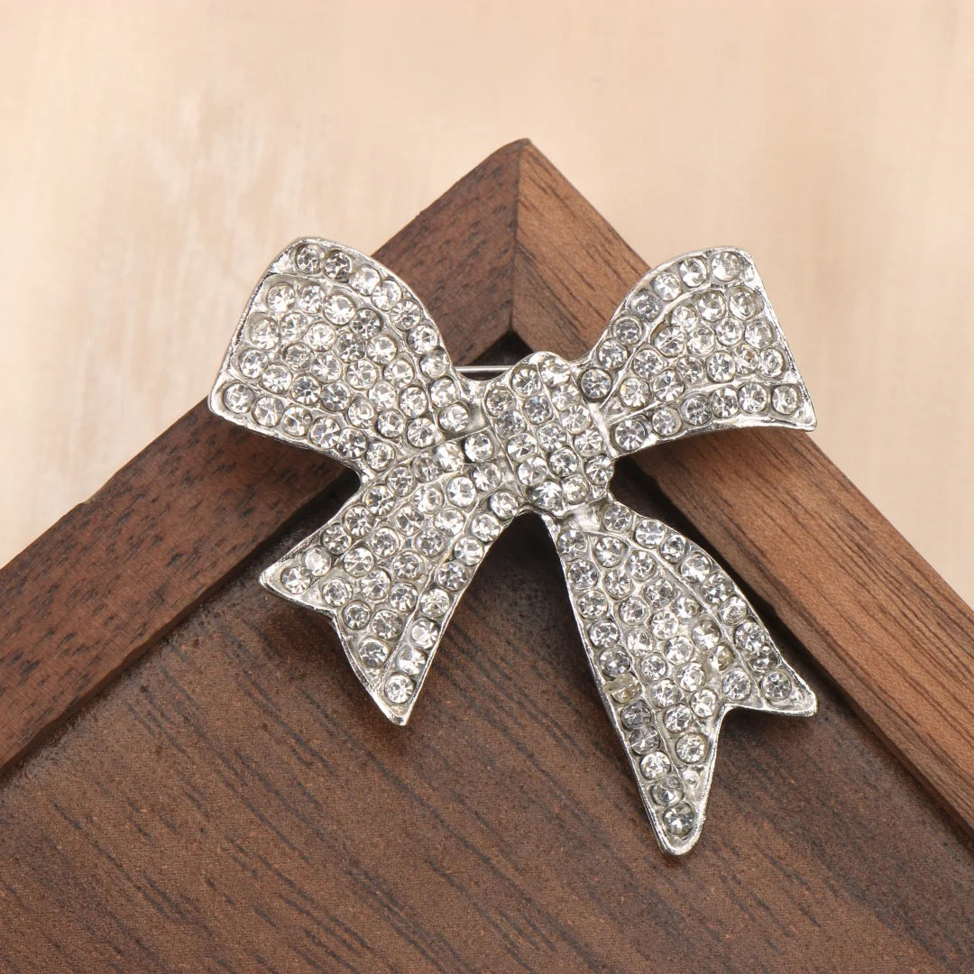 Baroque-Style Luxury Bow Brooch for Men and Women, Jewelry and Fashion Accessories, Perfect for Holidays and Parties