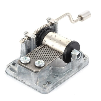 Hand-Cranked Music Box Movement Metal Rocker Mini Diy Gift Music Mechanical Decorative Collectibles For Girl Boy friend