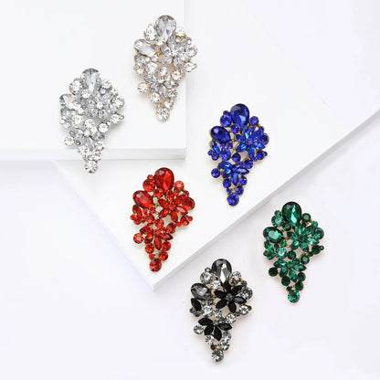 Beaut&Berry Luxury Shiny Crystal Glass Brooches for Women Rhinestone Pins Friends Party Gifts Banquet Jewellery Accessories
