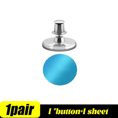 4Pairs Curtain Magnets Closure with Self-Adhesive Patch Keep Curtain Closed Bathroom Bedroom Magnetic Light-Blocking Buckle