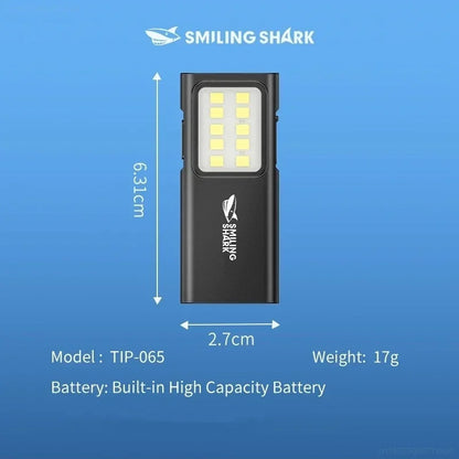 Mijia SMILING SHARK TIP065 Rechargeable Worklight COB Floodlight Pocket Flashlight with Clip Design Outdoor Camping Lamp Tools