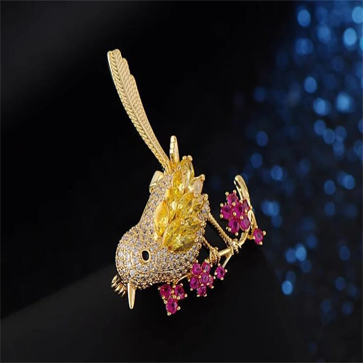 Luxury Bird Brooch, Korean Style Personalized Exquisite Chest Flower, Clothing Backpack Jewelry Accessories, Party Birthday Gift