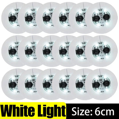 50/1x LED Coaster Sticker Luminous Drinking Glass Cup Pads Lamp Colorful Glowing Wine Bottle Mats Cushion Bars Party Decor Light