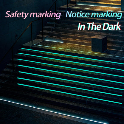 Luminous Fluorescent Night Self-Adhesive Glow In The Dark Sticker Tape Safety Security Home Decoration Warning Adhesive Tape