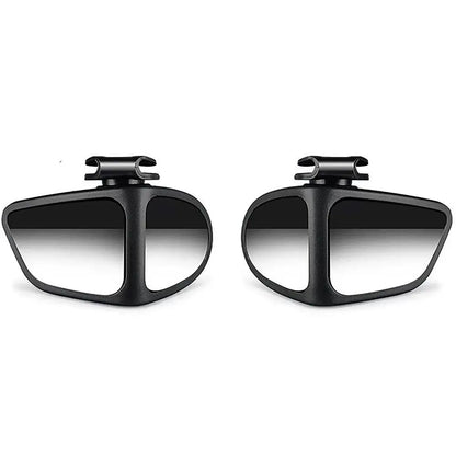 2pcs Universal Blind Spot Mirrors 360° Adjustable Wide-Angle View HD Side Rear Rearview Mirror Auto Auxiliary Rearview