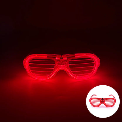 New Cool Wireless Glowing LED Light Up Glasses For Rave Festival Party Luminous Neon Mosaic Sunglasses club disco Eye Glasses