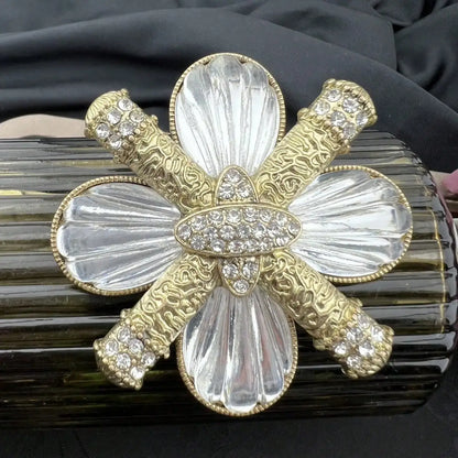 Baroque-Style Luxury Vintage Cross Brooch for Men and Women, Jewelry, Fashion Accessories, Wedding and Party Gifts