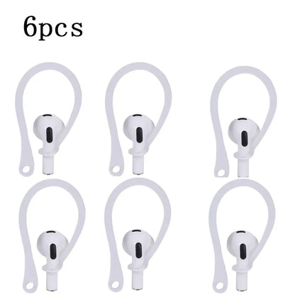 1/3/5/6Pairs Silicone Ear Hooks for Apple AirPods Pro Accessories Anti-fall Bluetooth Earphone Holder for AirPods 3 Earhooks