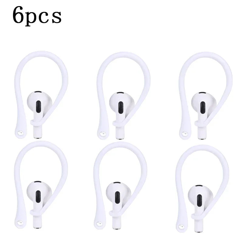 1/3/5/6Pairs Silicone Ear Hooks for Apple AirPods Pro Accessories Anti-fall Bluetooth Earphone Holder for AirPods 3 Earhooks