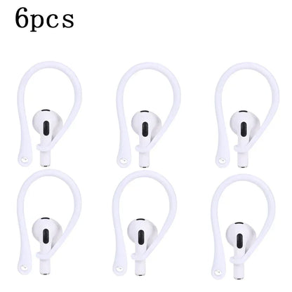 1/3/5/6Pairs Silicone Ear Hooks for Apple AirPods Pro Accessories Anti-fall Bluetooth Earphone Holder for AirPods 3 Earhooks