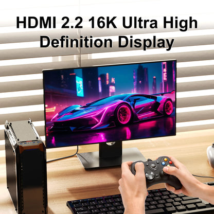 High Refresh Rate 8K@120Hz HDMI 2.2 Cable 96Gbps Supports 4K@240Hz 2K@360Hz HDR eARC for PS5 Xbox Switch TV Laptop