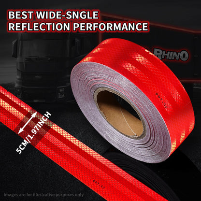 Car Truck Reflective Safety Tape Warning Night Light Waterproof Trailer Reflector Sticker For Car Truck Warning Safety