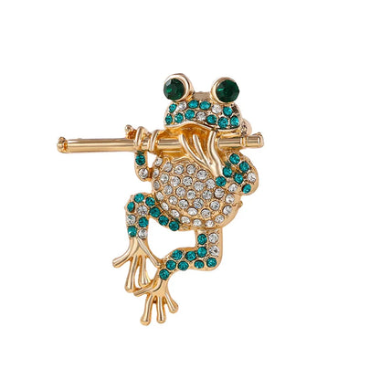 Baroque Luxury Frog Collection: Brooches and Pins for Men and Women, Jewelry, Fashion Accessories, and Party Gifts