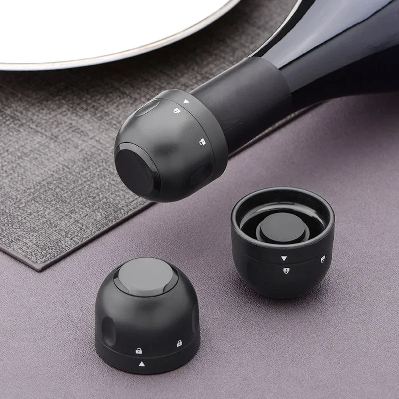 Vacuum Sealed Wine Bottle Plug Champagne Stopper Leak-Proof And Fresh Bottle Cap Wine Corks Bar Accessories Supplies