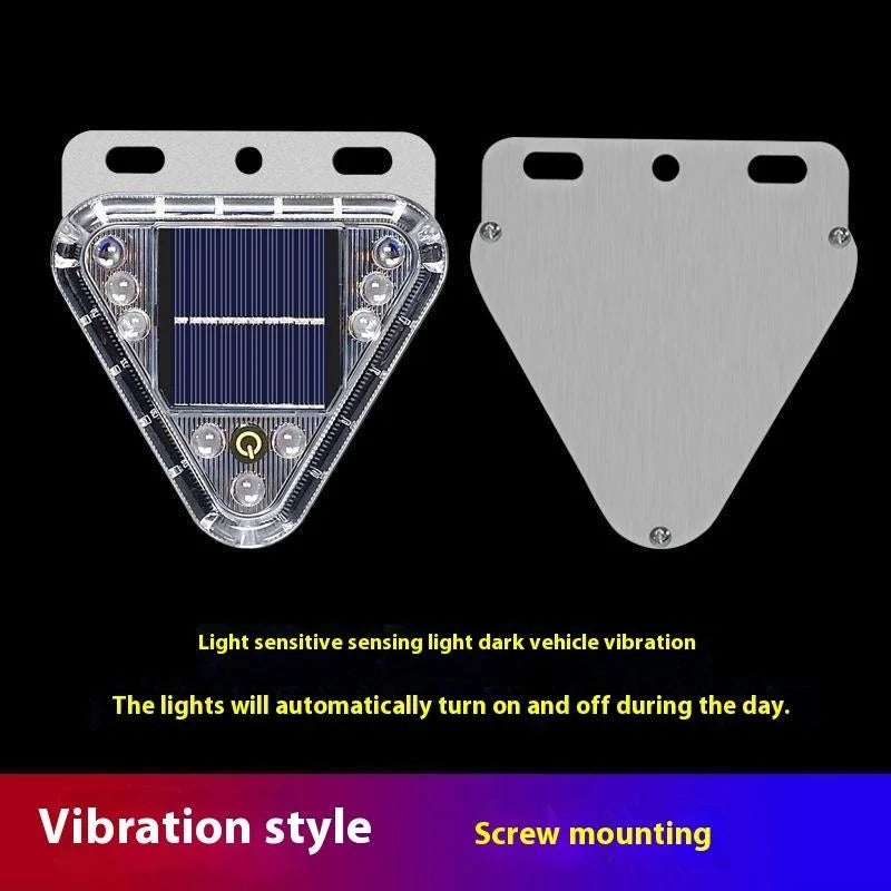 Solar Strobe Warning Light Anti-Collision Flashing Light Truck Night Display Wide for Cars Motorcycles Anti-Rear Collision Stop