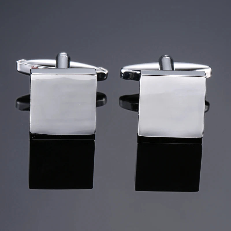 High quality men's French shirt cufflinks brand new fashion laser metal Chinese knot cufflinks manufacturer wholesale