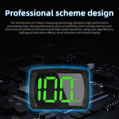 AD Y03 Head Up Display Speedometer MPH KMH Universal Car GPS for HUD Digital Speed Meter Clock Gauge Automotive Accessories