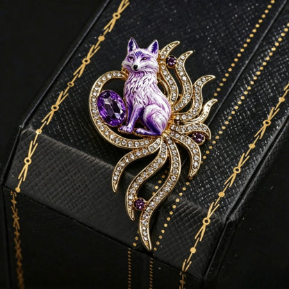 Baroque Luxury Fox Animal-Themed Brooches for Men and Women, Jewelry, Fashion Accessories, and Party Gifts