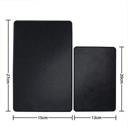 Car Dashboard Sticky Anti Slip PVC Mat Auto Non Slip Sticky Gel Pad For iPhone 15 14 13 12 11 Samsung Phone Sunglasses Holder