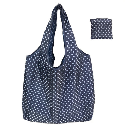 Shopping Bags Fashion Portable Various Prints and Large Capacity Convenient Nylon Easy to Fold Package Travel Essential