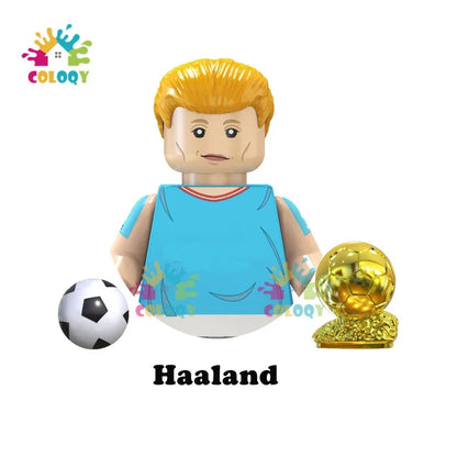 Kids Toys Football Stars Building Blocks Sport Player Mini Action Figures Toys For Boys Christmas Gifts