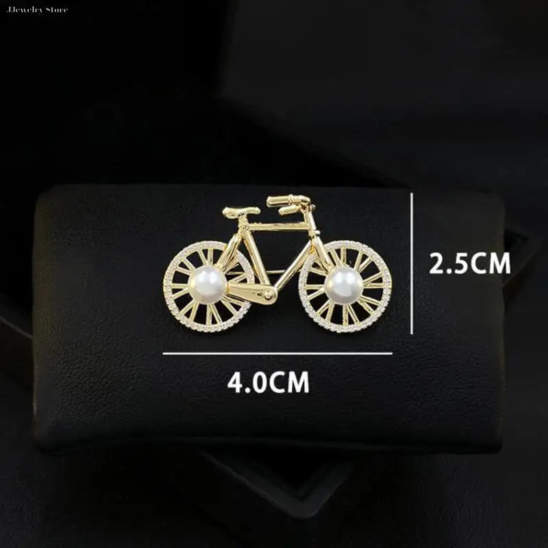 Fashion Bicycle Shape Brooch Men Women Leisure Cycling Sports Gift Cyclists Badges Sports Lapel Pins Biking Jewelry Biker Gift