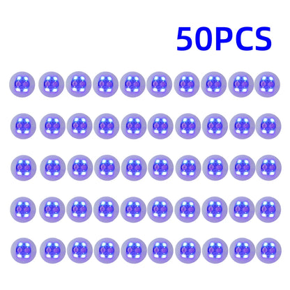 1/10/50pcs Luminous Coaster LED Bar Drinks Cup Pad Wine Liquor Bottles Coaster Atmosphere Light Cup Sticker Light-emitting Prop