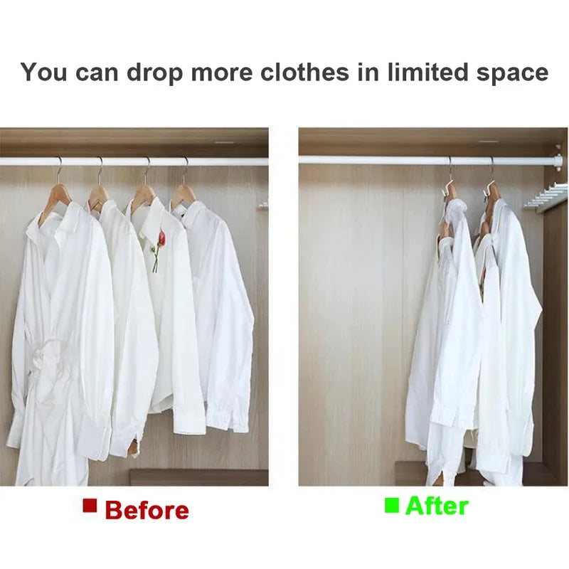 15pcs Mini Clothes Hanger Connector Hooks Plastic Cascading Organizer Rack Space Saving for Closet
