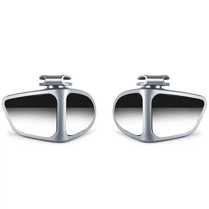 2pcs Universal Blind Spot Mirrors 360° Adjustable Wide-Angle View HD Side Rear Rearview Mirror Auto Auxiliary Rearview