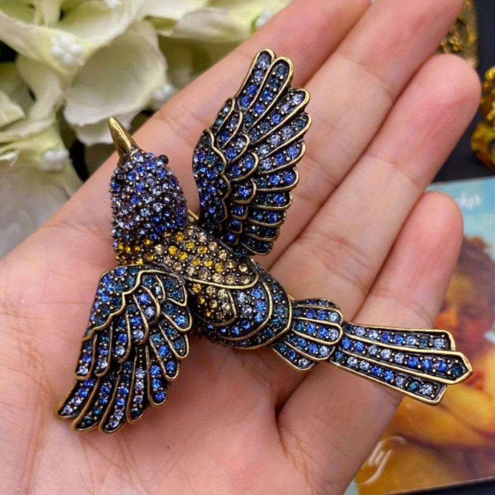 Vintage Luxury Heavy Duty Magpie Bird Designs Women's Men's BroochPins，AntiqueStyleJewelryAccessories, WeddingHolidayPartyFavors