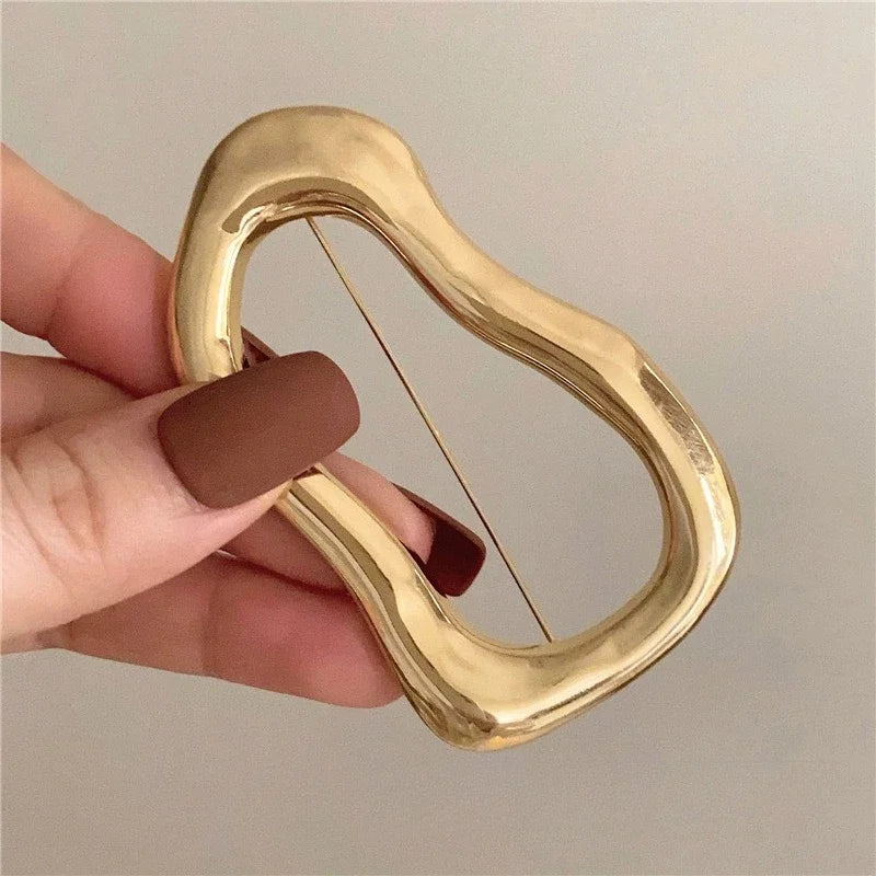 Crystal Bauhinia Brooches For Women Flower Lapel Pin Fashion Jewelry Wedding Corsage Accessories