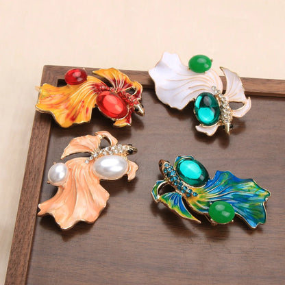 Baroque Luxury Beautiful Fish Design Brooch for Men and Women, JewelryAccessories, Wedding, Holiday, Party, Couple'sSurpriseGift