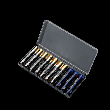 10 Slots Hard Plastic Container Portable Case Battery Storage Box For AAA/AA/18650 Battery Organizer Box Container Accessories