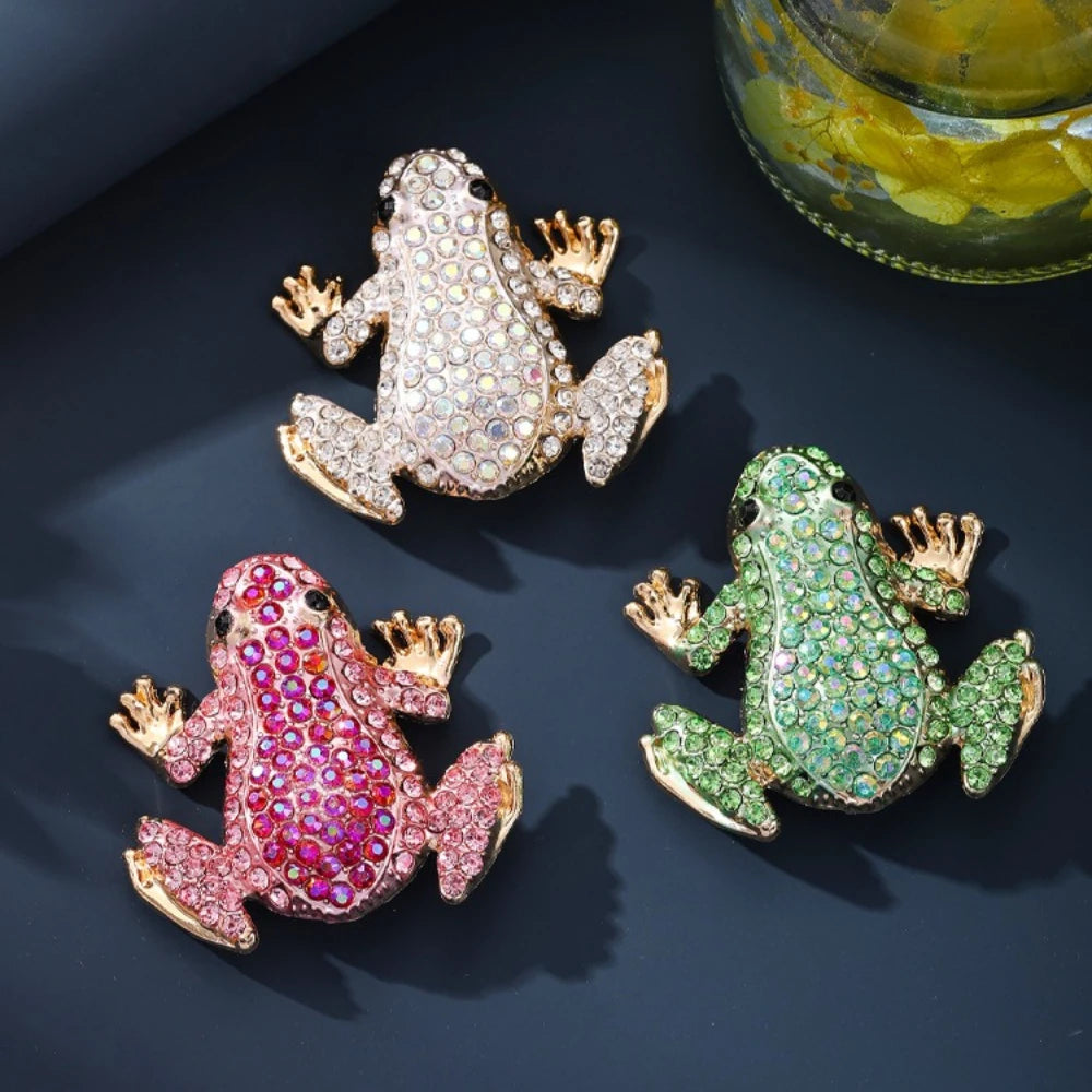 Baroque Luxury Frog Collection: Brooches and Pins for Men and Women, Jewelry, Fashion Accessories, and Party Gifts