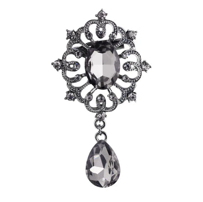 High fashion pins court vintage crystal brooch fashion pendant wedding women's brooch pin jewelry gifts