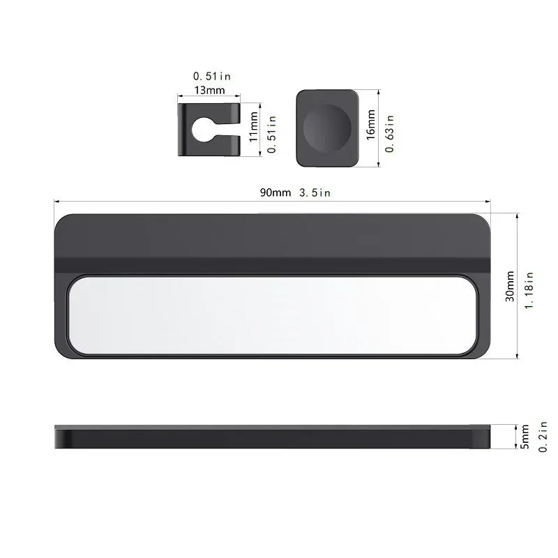 Adjustable Magnetic Cable Clips Cord Organizer Holder under Desk Smooth Wire Management Pad - Keeper for Home Office